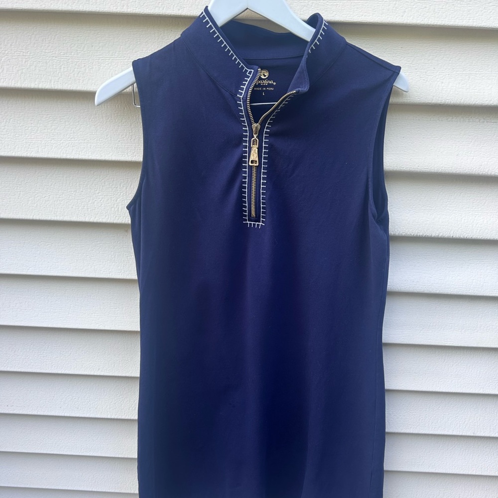 Spartina navy blue size large dress